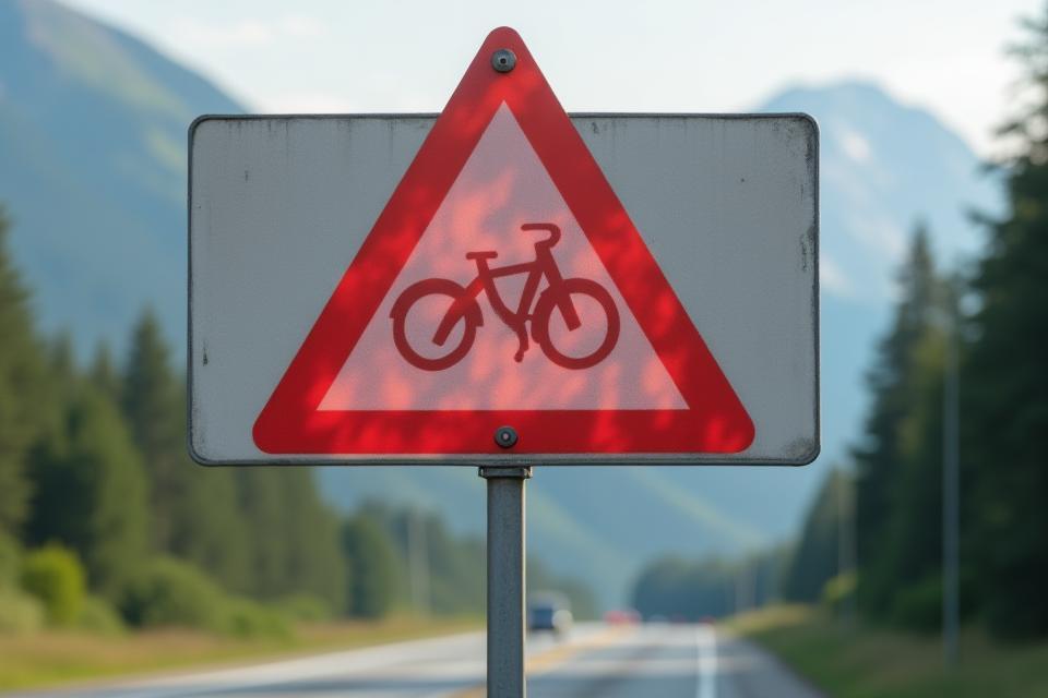 Autobahnschild mit Vignette in Österreich